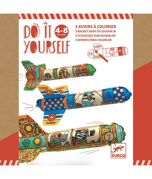 Djeco DIY trois avions 4+