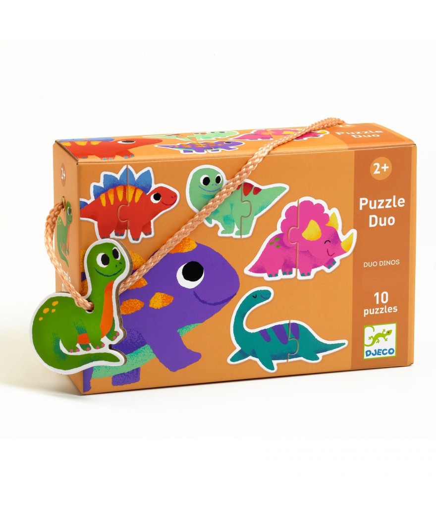 Djeco puzzel duo dinos 2+