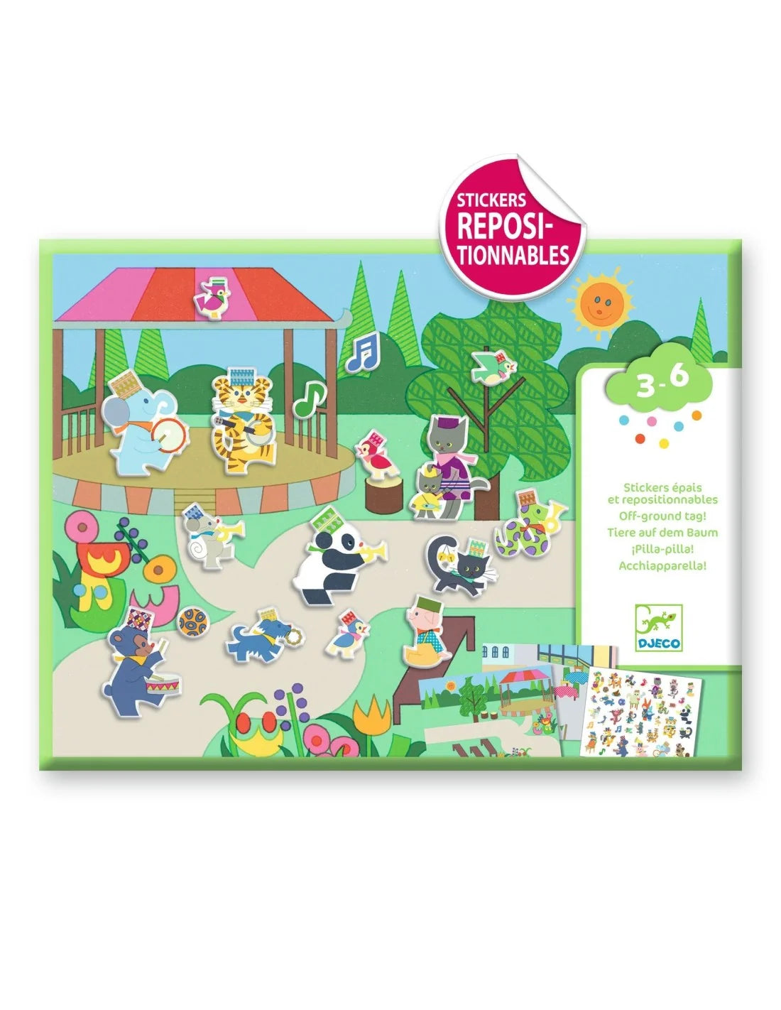 Djeco stickers fanfare 3+