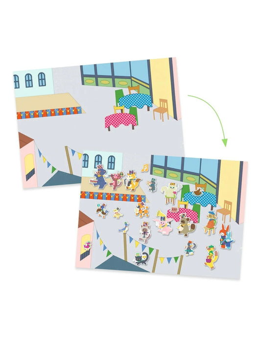 Djeco stickers fanfare 3+