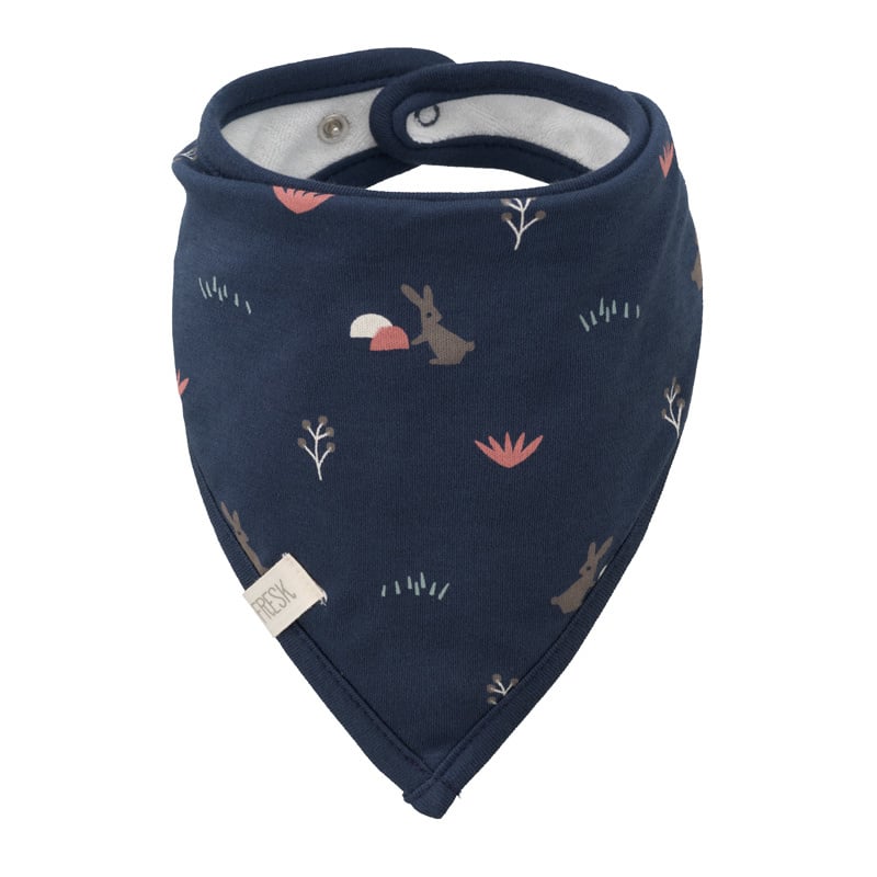 Fresk Bandana Rabbit mood indigo 0+