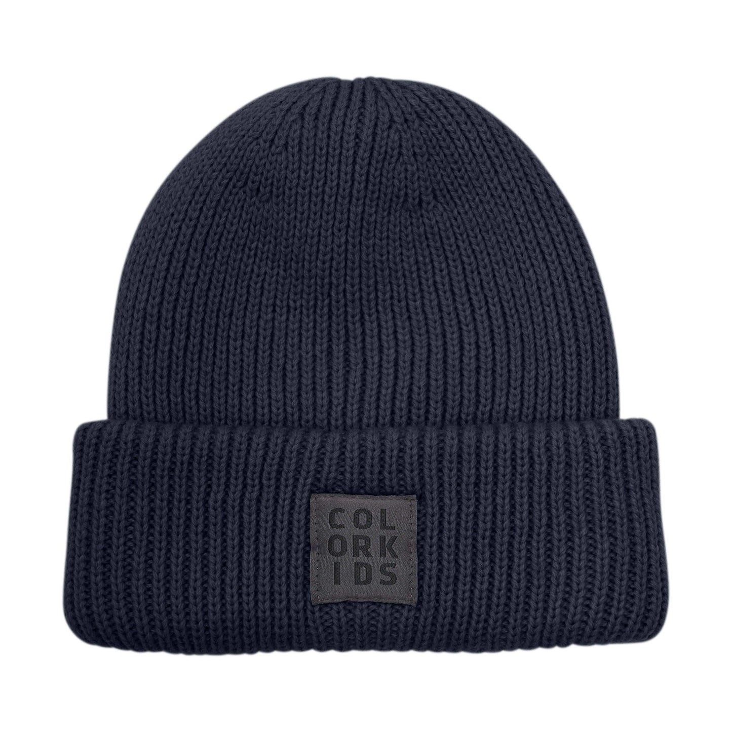 Color Kids muts beanie wol blauw