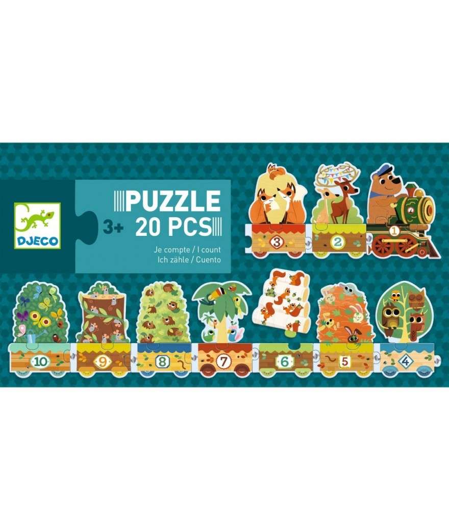 Djeco puzzel ik tel 3+