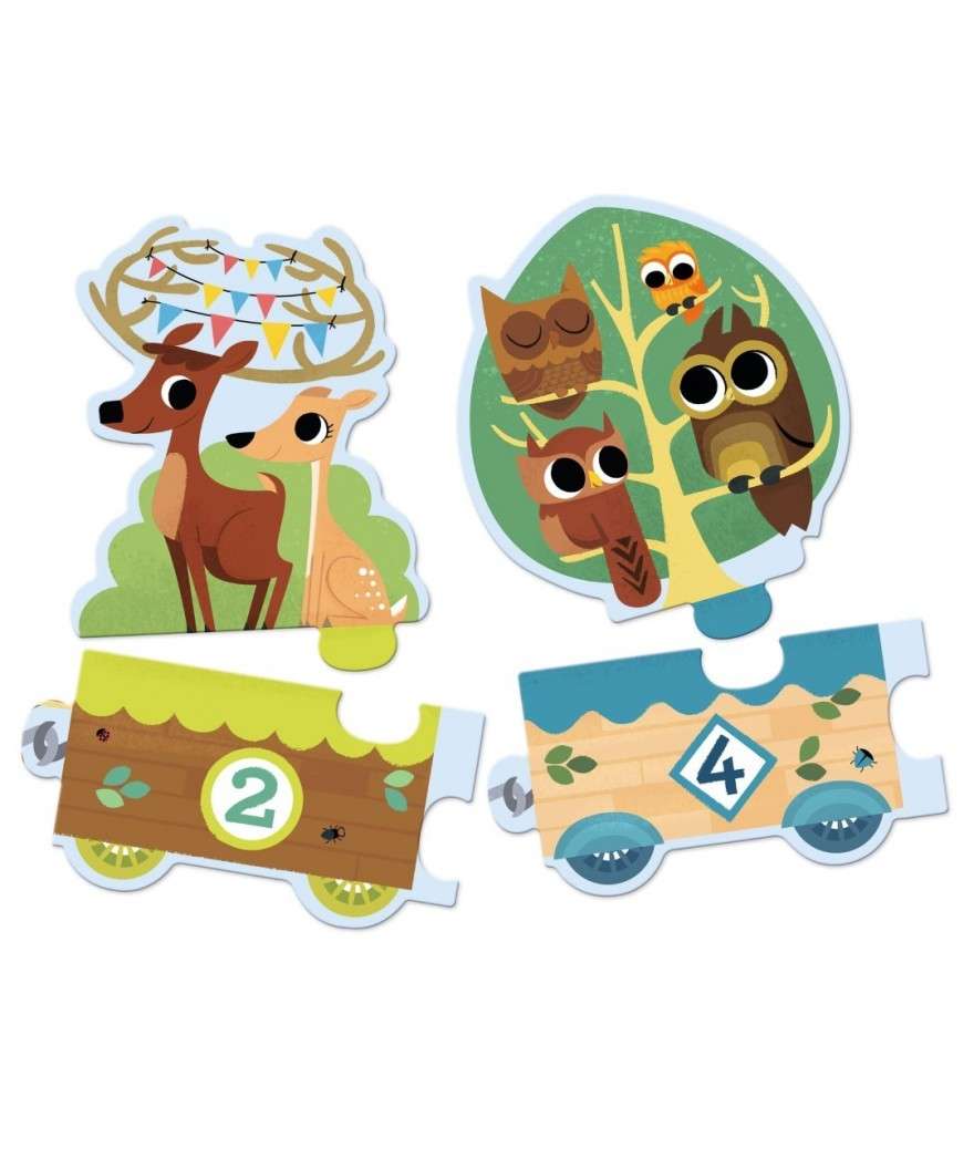 Djeco puzzel ik tel 3+