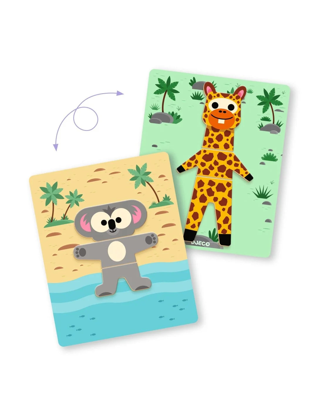 Djeco magnetisch spel Inzebox Mix'n'match 3+