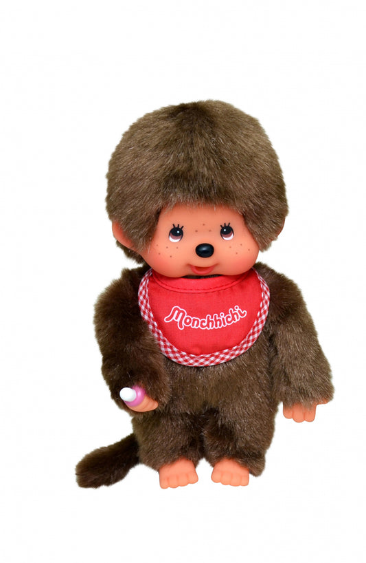 Monchhichi Jongen met slab rood 2+