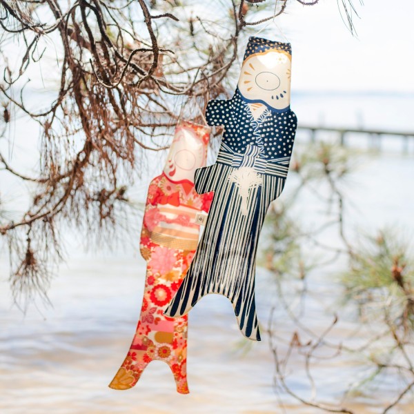 Madame MO vlieger Koinobori Kimono Meisje (S)