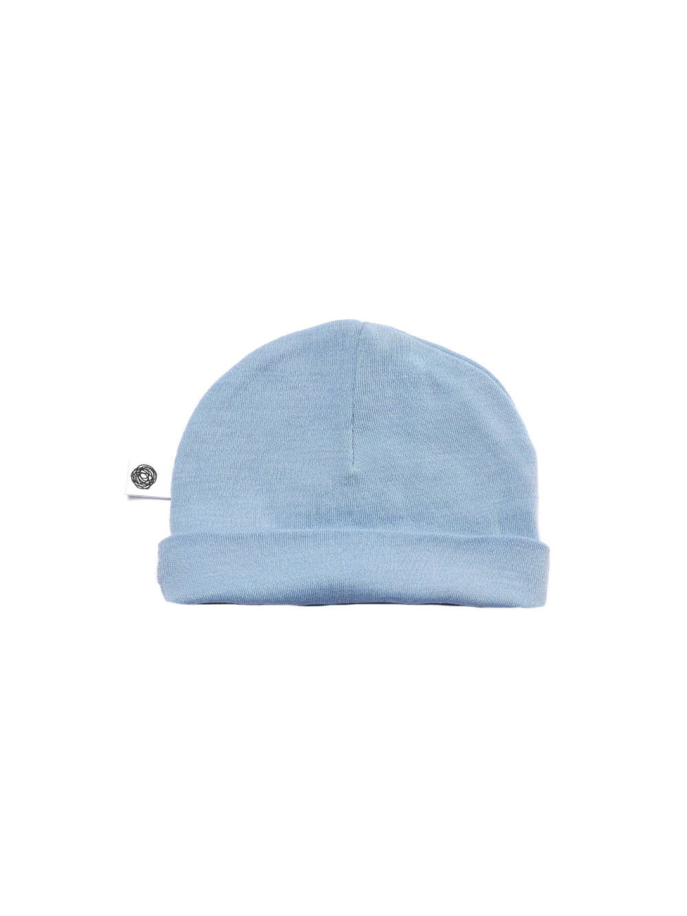 Lille Barn babymutsje Merinowol Blue Fog 56