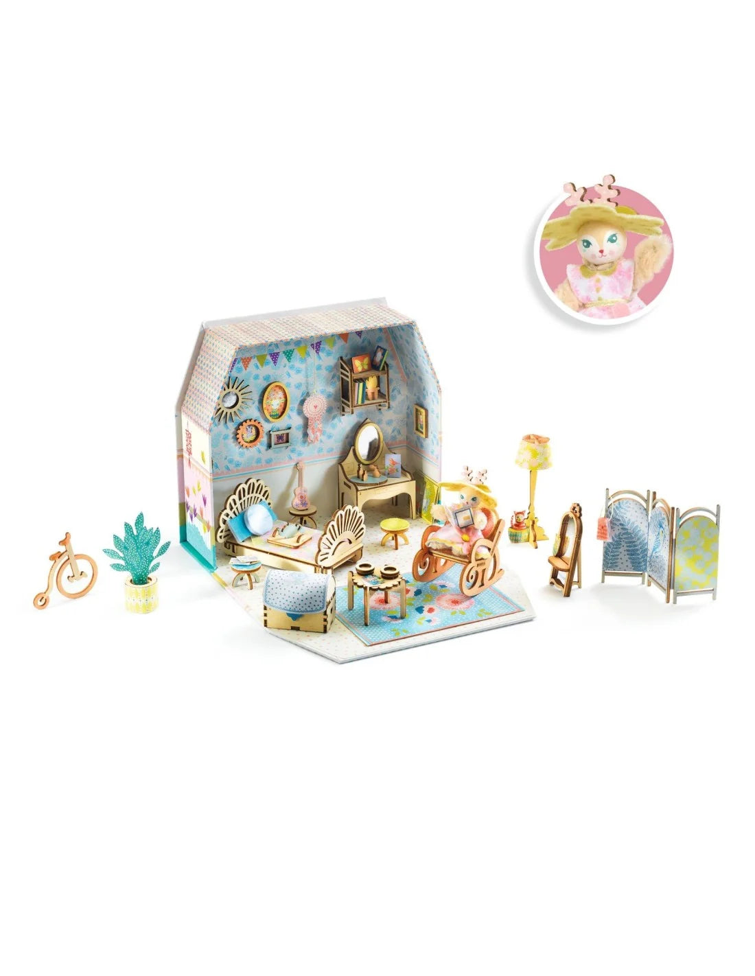 Djeco diy poppenhuis Mi House Alba 8+