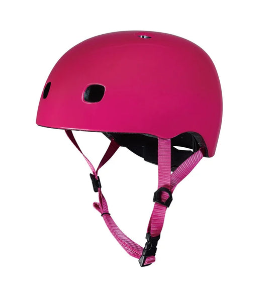 Micro PC Deluxe kinderhelm Framboos roze S 48-53cm