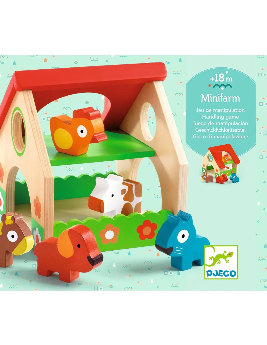 Djeco speelboerderij minifarm +18m