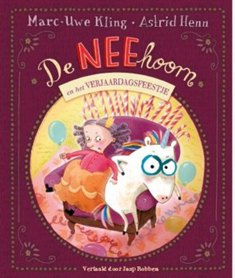 Kinderboek NEEhoorn en het verjaardagsfeestje 5+