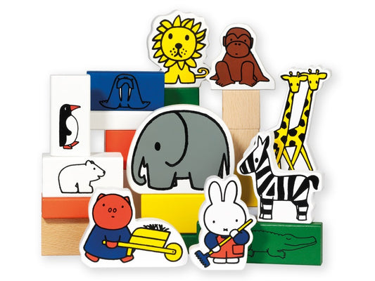 Nijntje blokken dierentuin 2+