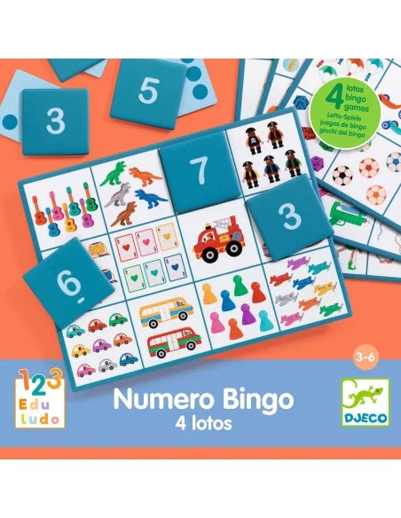 Djeco numero bingo 3+
