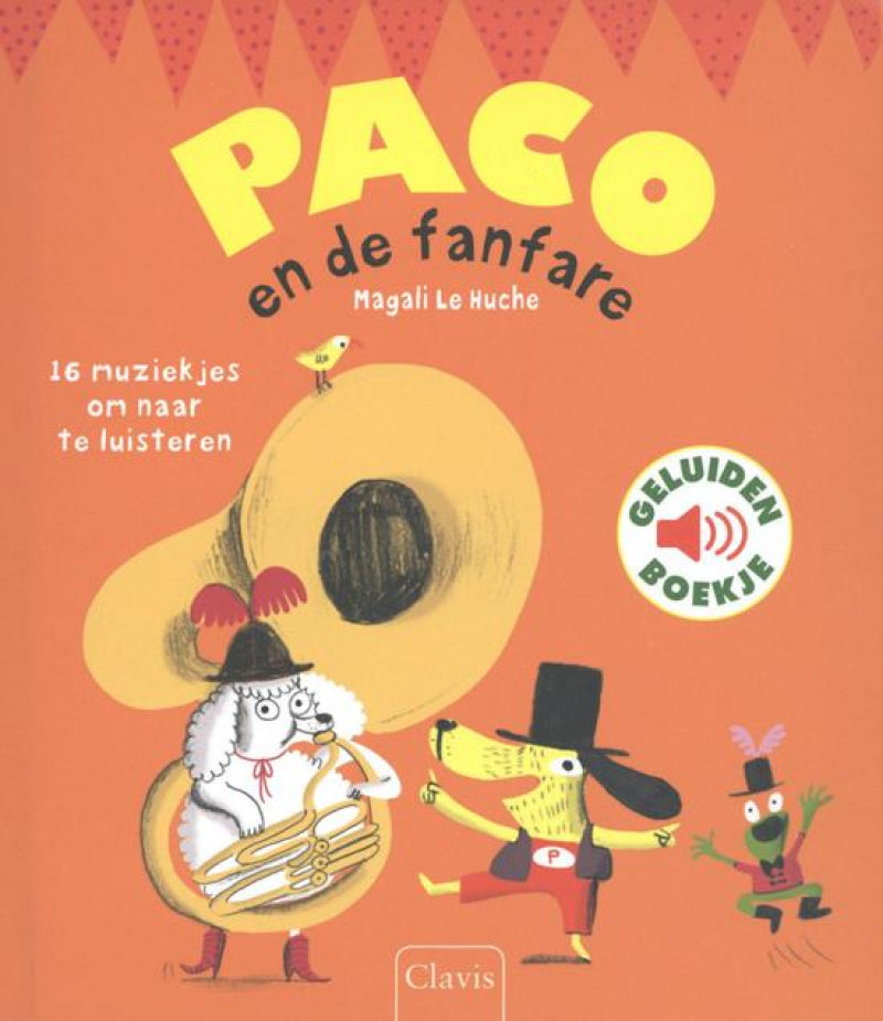 Clavis geluidenboek Paco en de fanfare 3+