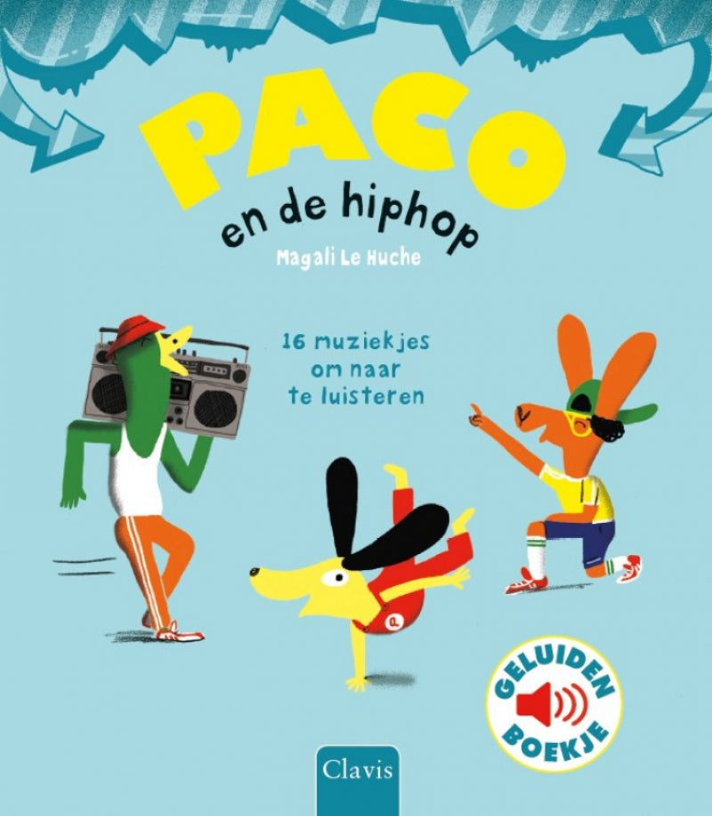 Clavis geluidenboek Paco en de hiphop 3+