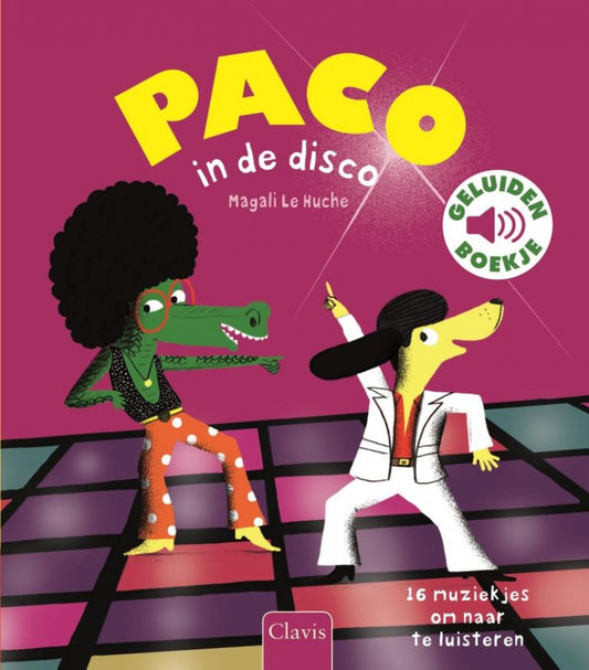 Clavis geluidenboek Paco in de disco 3+