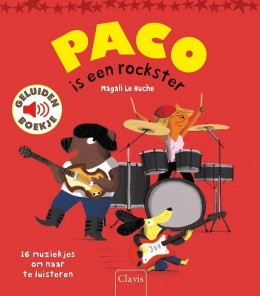 Clavis geluidenboek paco is een rockster 3+