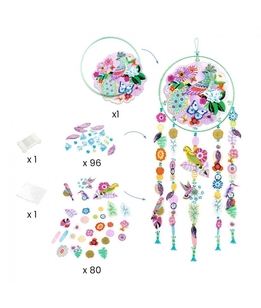 Djeco diy dromenvanger paradijsvogel 7+