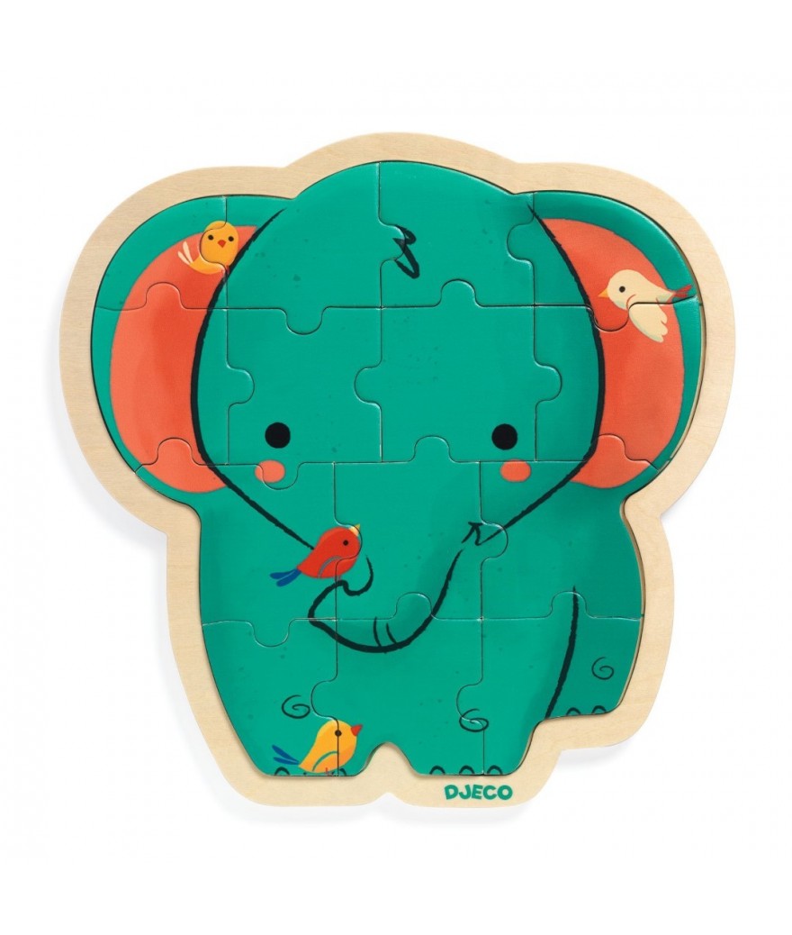 Djeco puzzel olifant 3+