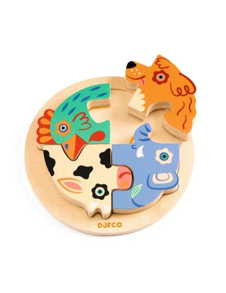 Djeco puzzel Rondo Dog 2+