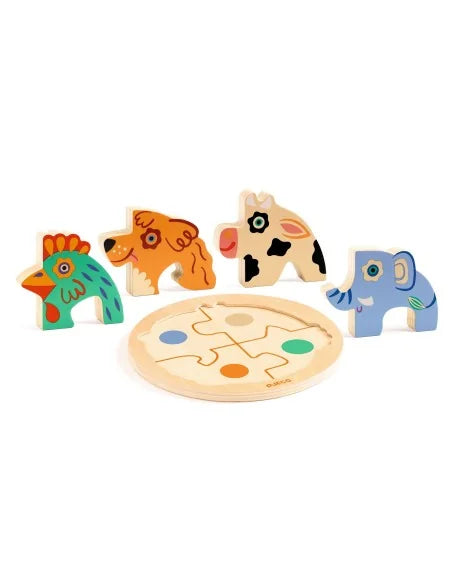 Djeco puzzel Rondo Dog 2+