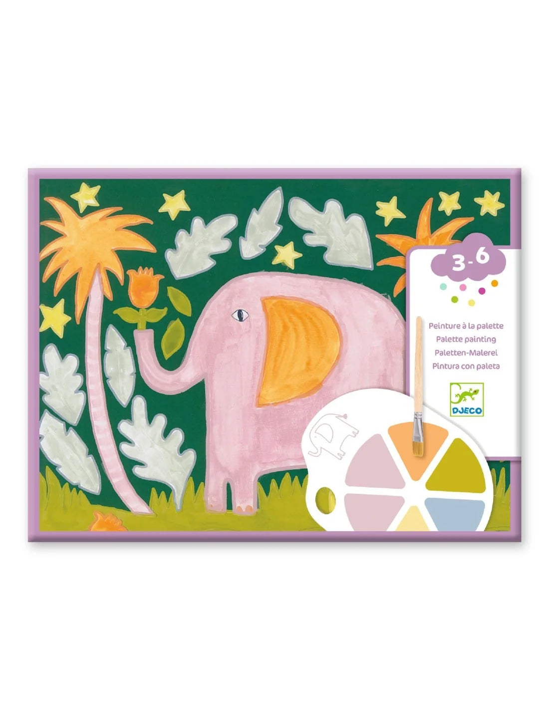 Djeco schilderen wilde dieren 3+