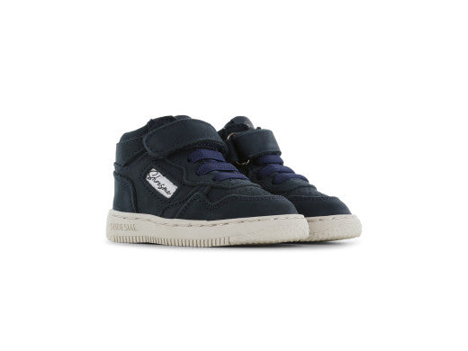 Shoesme basketsneaker dark blue suede