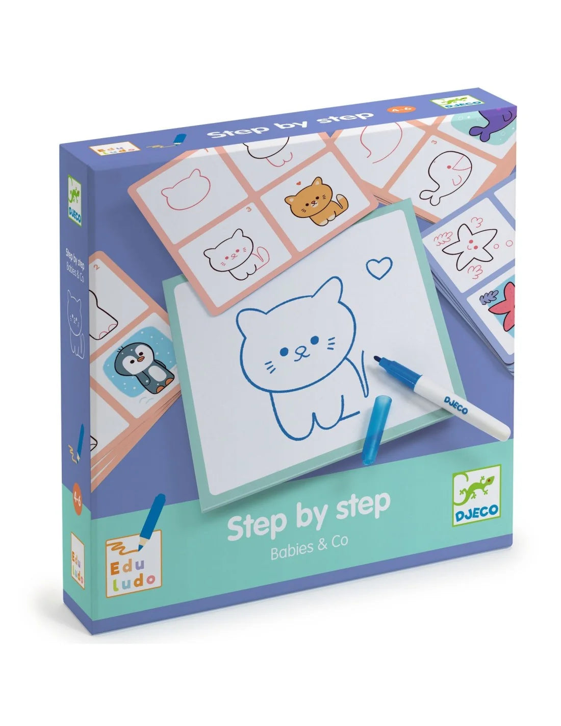 Djeco Eduludo step by step baby and co 4+
