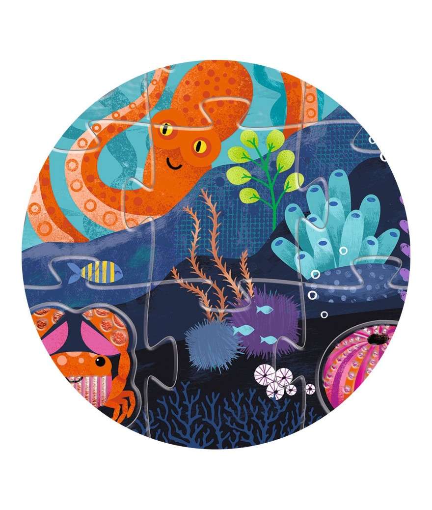 Djeco tactilo giga puzzel onder de zee 3+