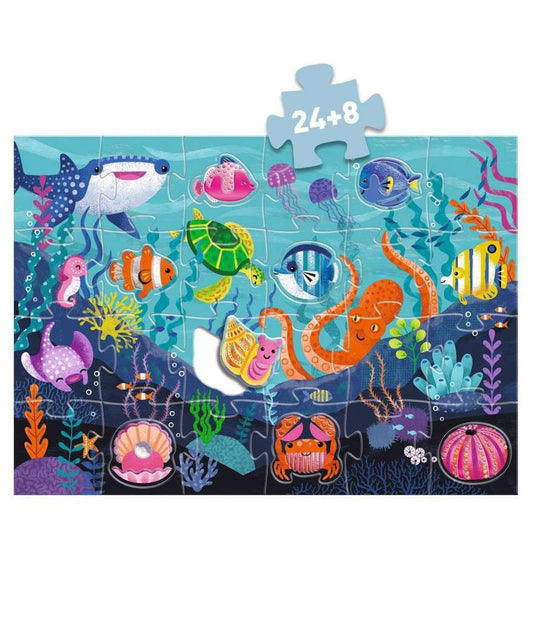 Djeco tactilo giga puzzel onder de zee 3+