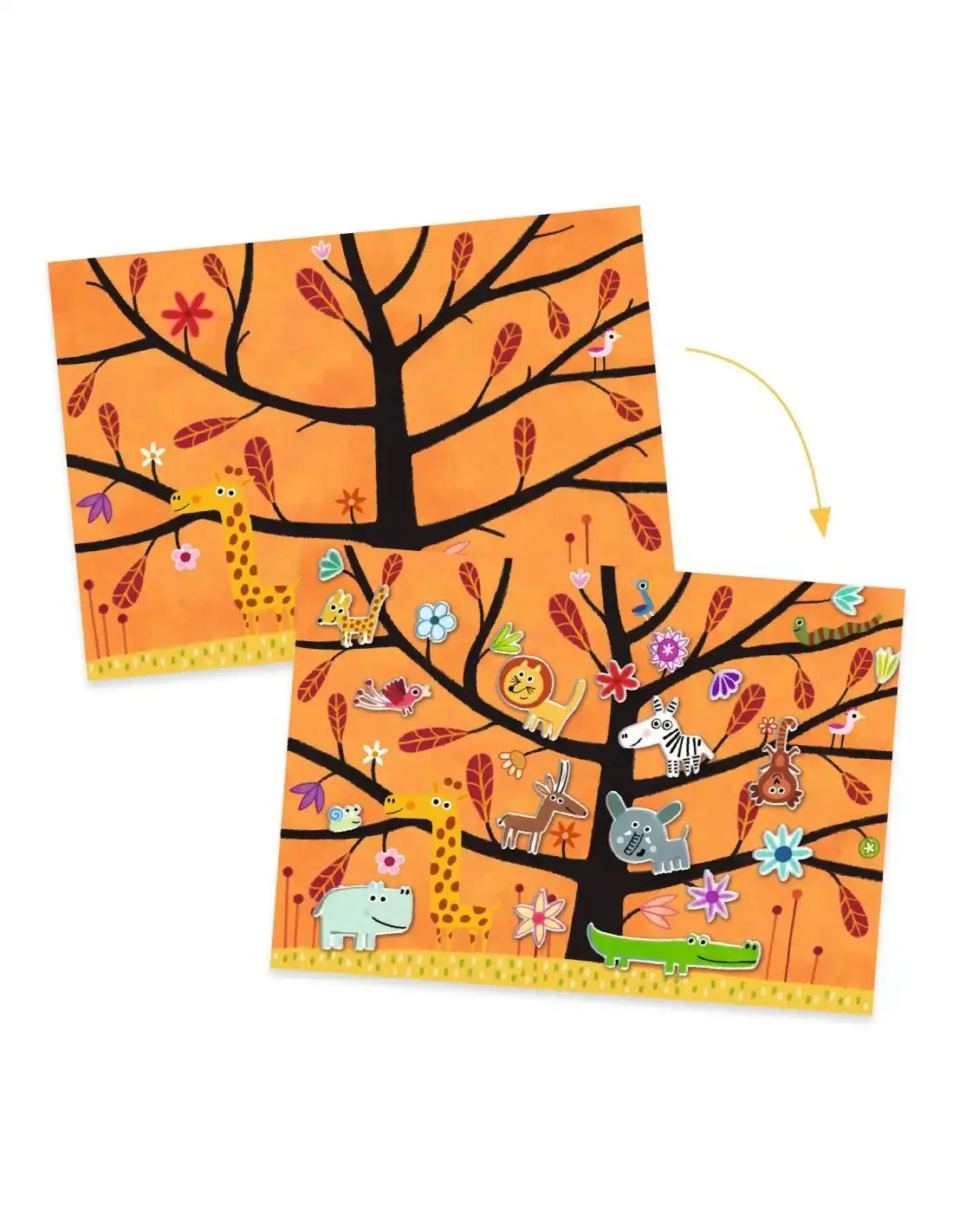 Djeco stickers tikkertje 3+