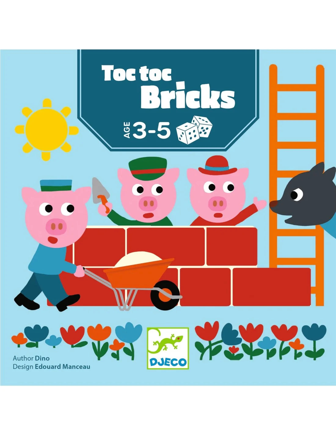 Djeco dobbelspel Toc Toc Bricks 3+