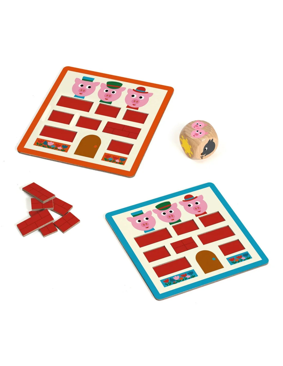 Djeco dobbelspel Toc Toc Bricks 3+