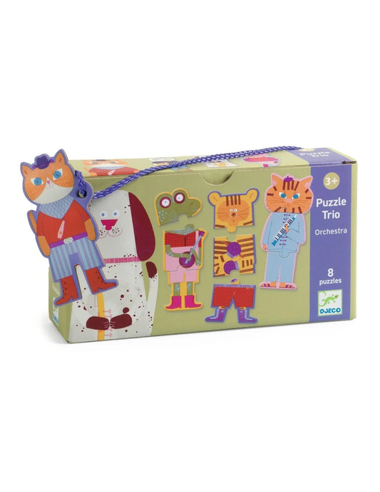 Djeco puzzel trio orkest 3+