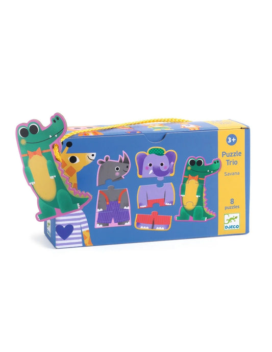 Djeco puzzel trio Savana 3+