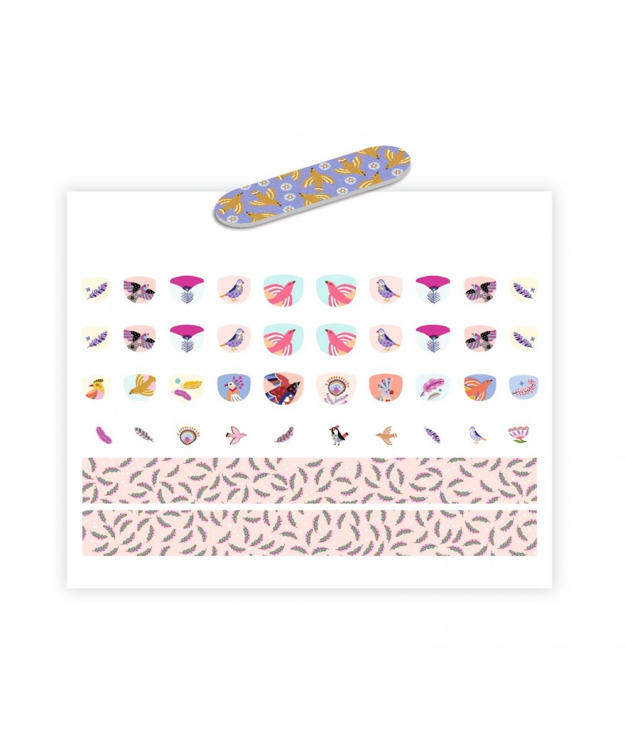 Djeco nagelstickers div kleuren 3+