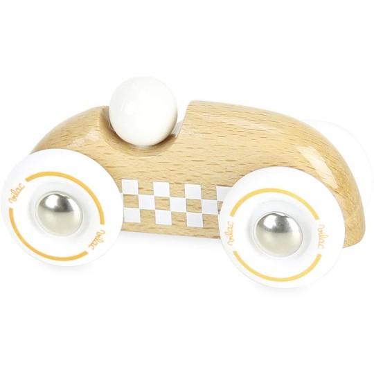 Vilac speelgoedauto mini rally auto hout natuur 2+