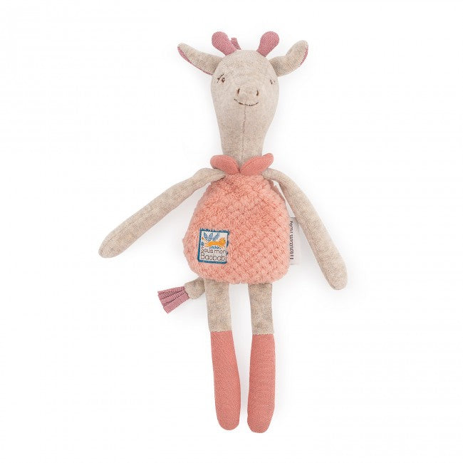 Moulin Roty rammelaar giraffe roze Sous mon baobab 0+