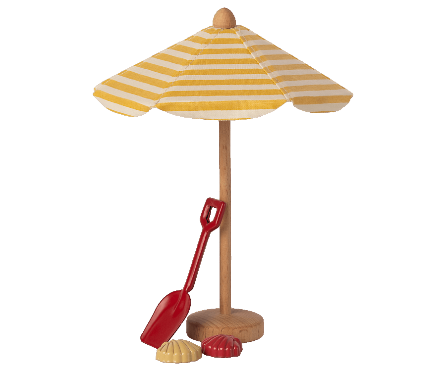 Maileg mini parasol muis Beach umbrella