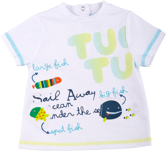 tuctuc t-shirt blue sea hawai 98