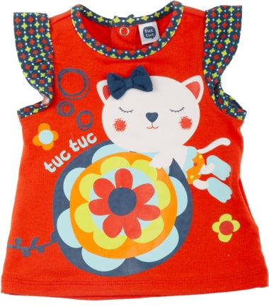 tuctuc t-shirt sea life 104 cm