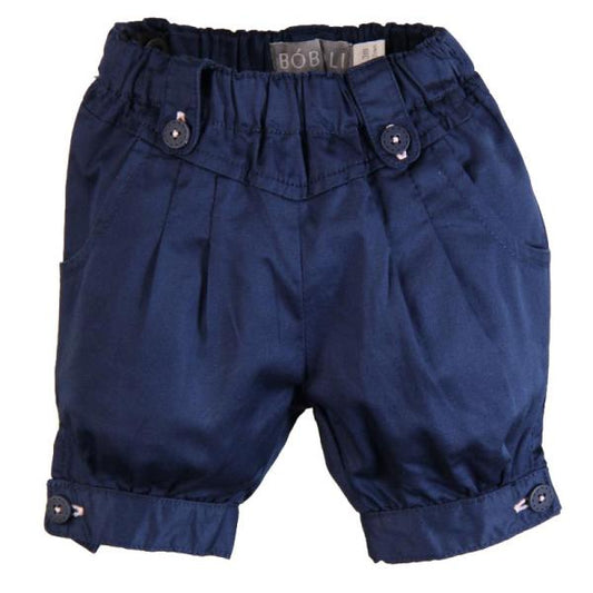 boboli bermuda satijn navy maat 68