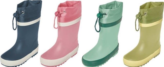 Playshoes regenlaars mat roze