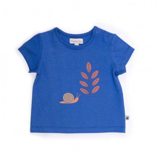 Moulinroty T-shirt franklin pomme des bois 18/36 mnd