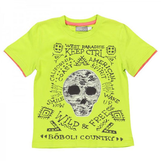 boboli t-shirt skull 140