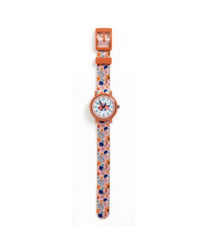 djeco horloge bloemen