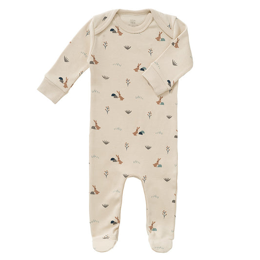 Fresk Pyjama met voet Rabbit sandshell 3-6 m