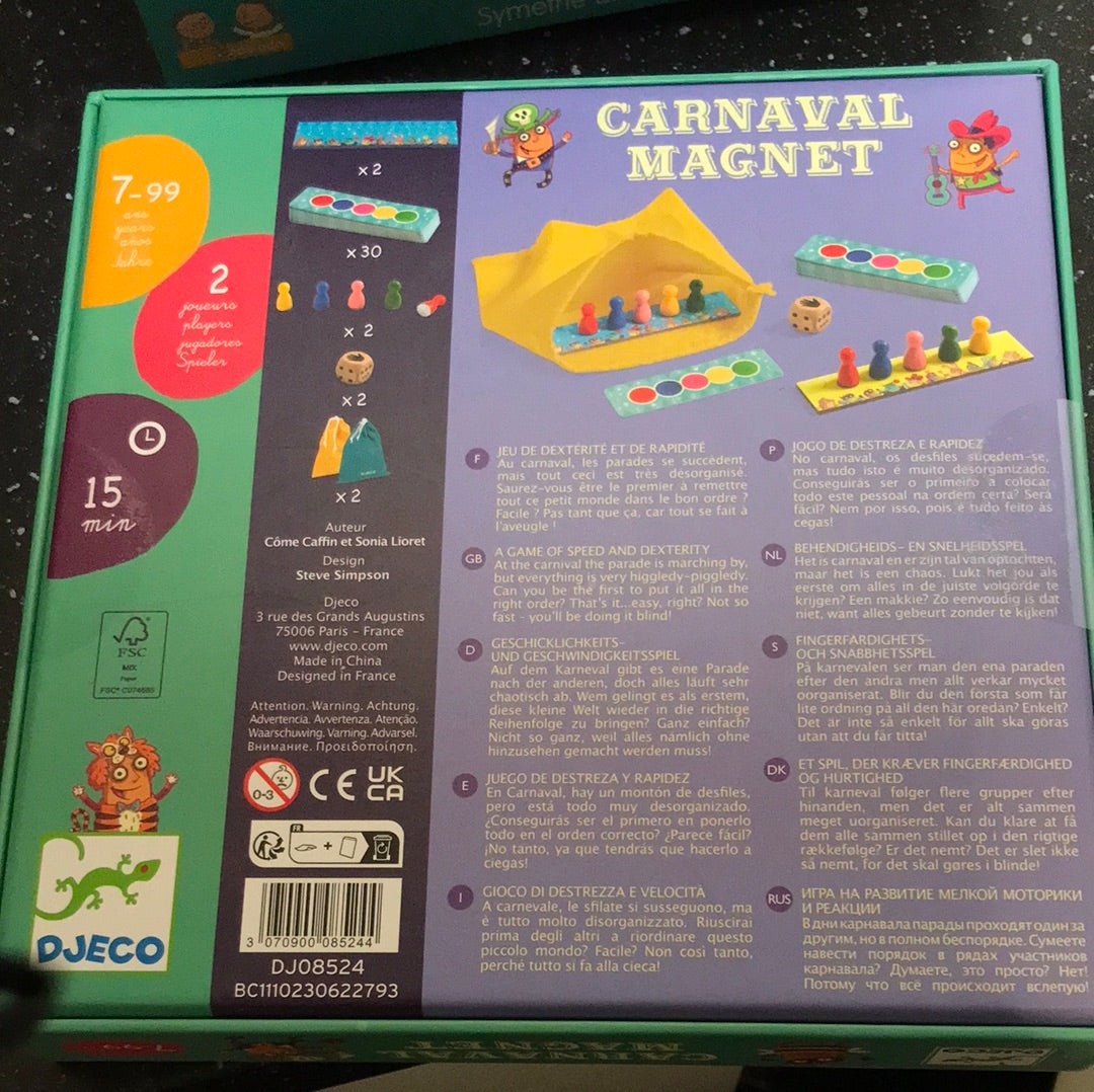 Djeco Carnaval Magnet 7+