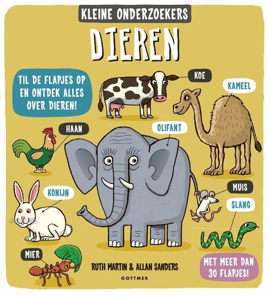 Gottmer kinderboek Kleine onderzoekers - Dieren (vanaf 5 jaar)